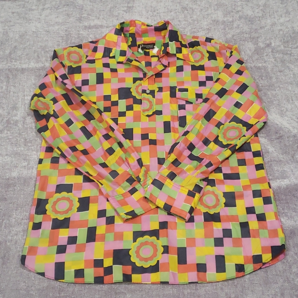 Vintage OBERMEYER 1970'S WIND SHIRT Men's  RARE